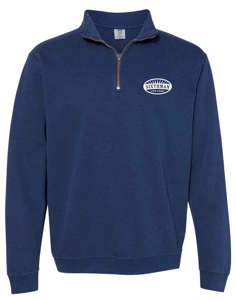 蓝湛1/6BJD服 ¼ Zip Pullover Sweatshirt - Unisex - 2XL ONLY - Sixthman Uniforms